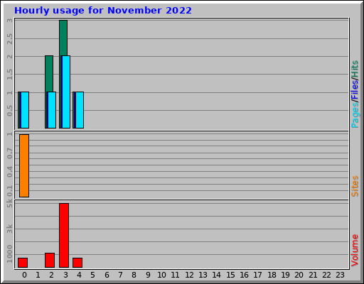 Hourly usage for November 2022 Hourly usage for November 2022