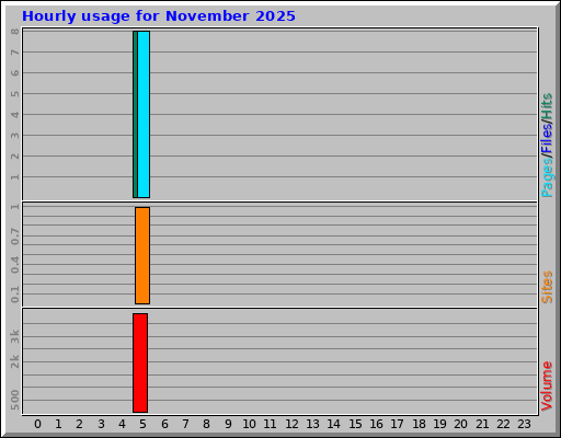 Hourly usage for November 2025 Hourly usage for November 2025
