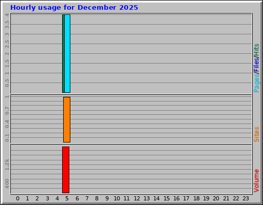 Hourly usage for December 2025 Hourly usage for December 2025